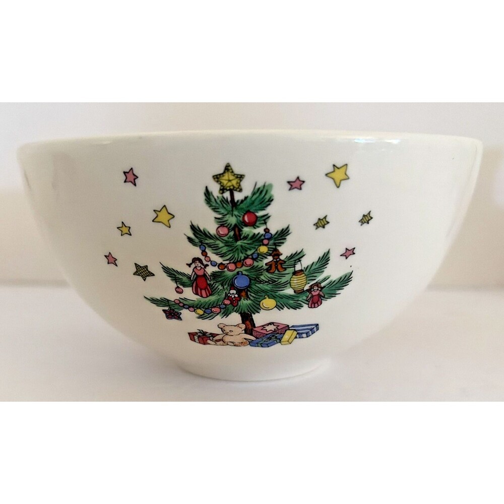 Vintage Nikko Happy Holidays 5" All Purpose Cereal Rice Bowl Set of 4 Japan